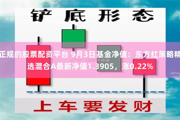 正规的股票配资平台 9月3日基金净值：东方红策略精选混合A最新净值1.3905，涨0.22%