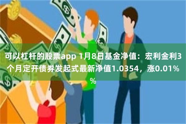 可以杠杆的股票app 1月8日基金净值：宏利金利3个月定开债券发起式最新净值1.0354，涨0.01%